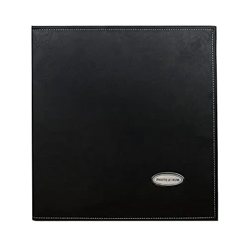 Zoview Self-Adhesive Photo Album Pack of 2 | Holds 3x5 to 8x10 Photos, Black Leather Cover thumbnail 7