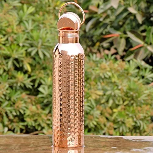 HealthGoodsIn Copper Water Bottle 600ml | Leakproof Ayurvedic Copper Vessel (Pack of 2) thumbnail 9