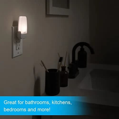 GE Plug-in Night Light with Dusk to Dawn Sensor, 16 Pack (Warm White) | Automatic Indoor Lighting thumbnail 6