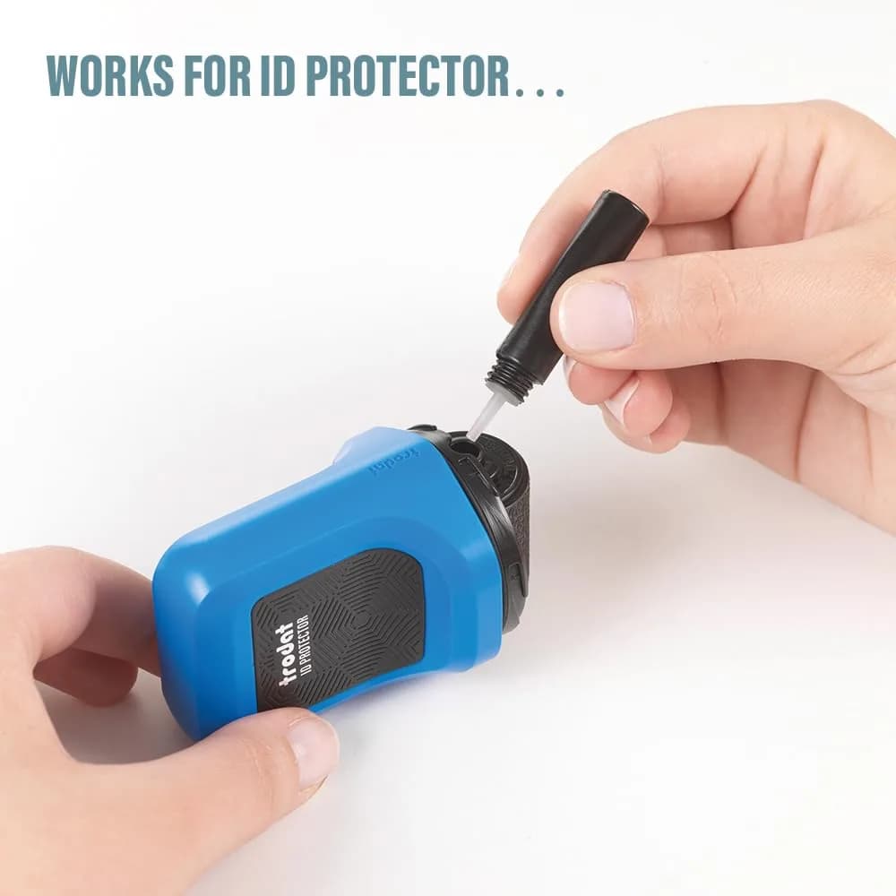 Trodat Black Ink Refill 3-Pack for ID Protector & ID Protector+ | 0.07 oz (2.0 ml) per bottle - view 5