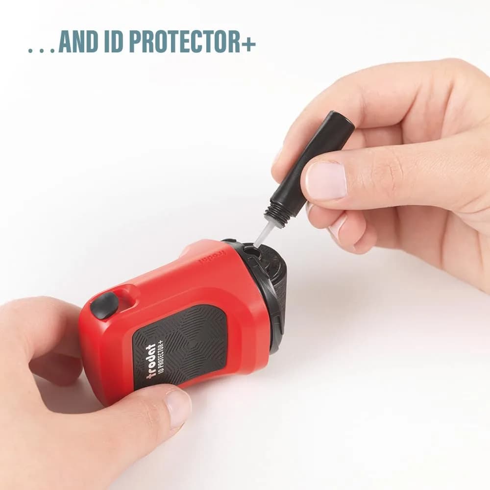 Trodat Black Ink Refill 3-Pack for ID Protector & ID Protector+ | 0.07 oz (2.0 ml) per bottle - view 6