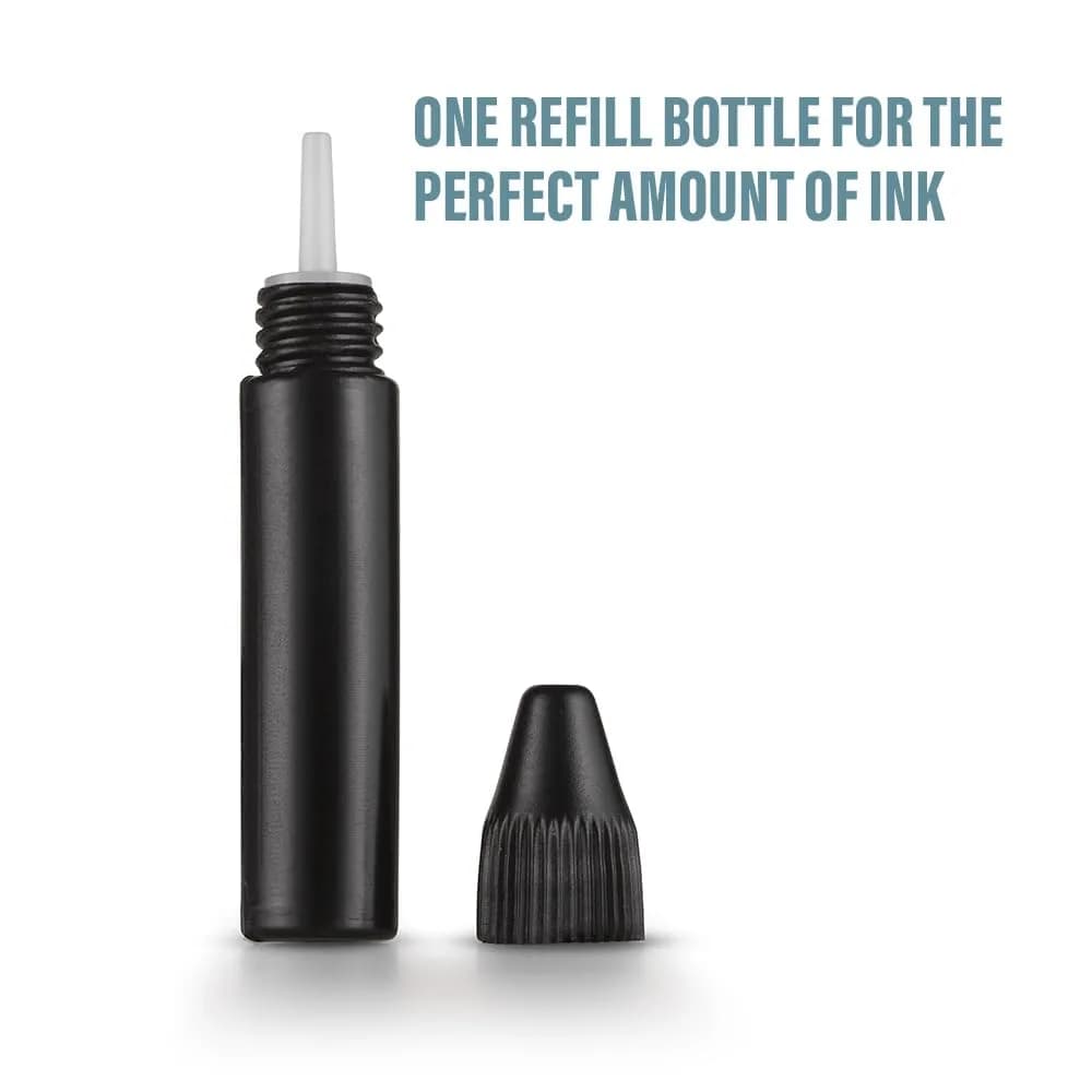 Trodat Black Ink Refill 3-Pack for ID Protector & ID Protector+ | 0.07 oz (2.0 ml) per bottle - view 3