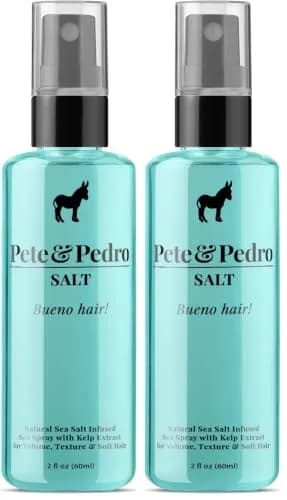 Pete & Pedro SALT Natural Sea Salt Spray 120ml (4 Fl Oz) | Adds Instant Volume, Texture, Thickness, & Light Hold thumbnail 1