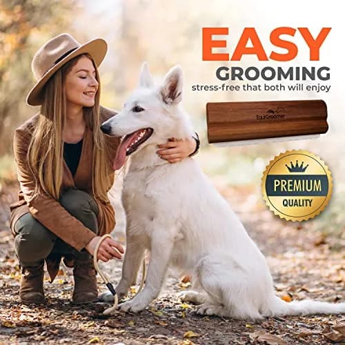 EquiGroomer 5-Inch Deshedding Brush for Dogs & Cats, Mahogany, 2 Pack | Reduces Shedding Up to 95% for All Coat Types thumbnail 4