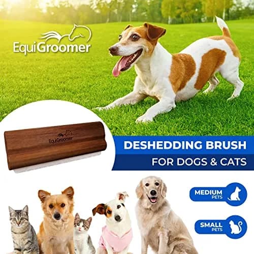 EquiGroomer 5-Inch Deshedding Brush for Dogs & Cats, Mahogany, 2 Pack | Reduces Shedding Up to 95% for All Coat Types thumbnail 1