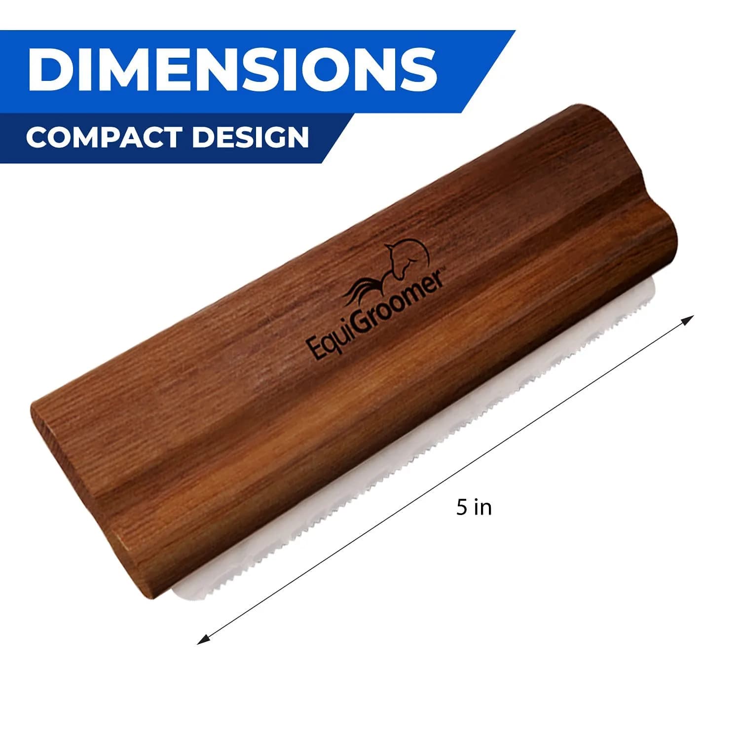 EquiGroomer 5-Inch Deshedding Brush for Dogs & Cats, Mahogany, 2 Pack | Reduces Shedding Up to 95% for All Coat Types - view 2