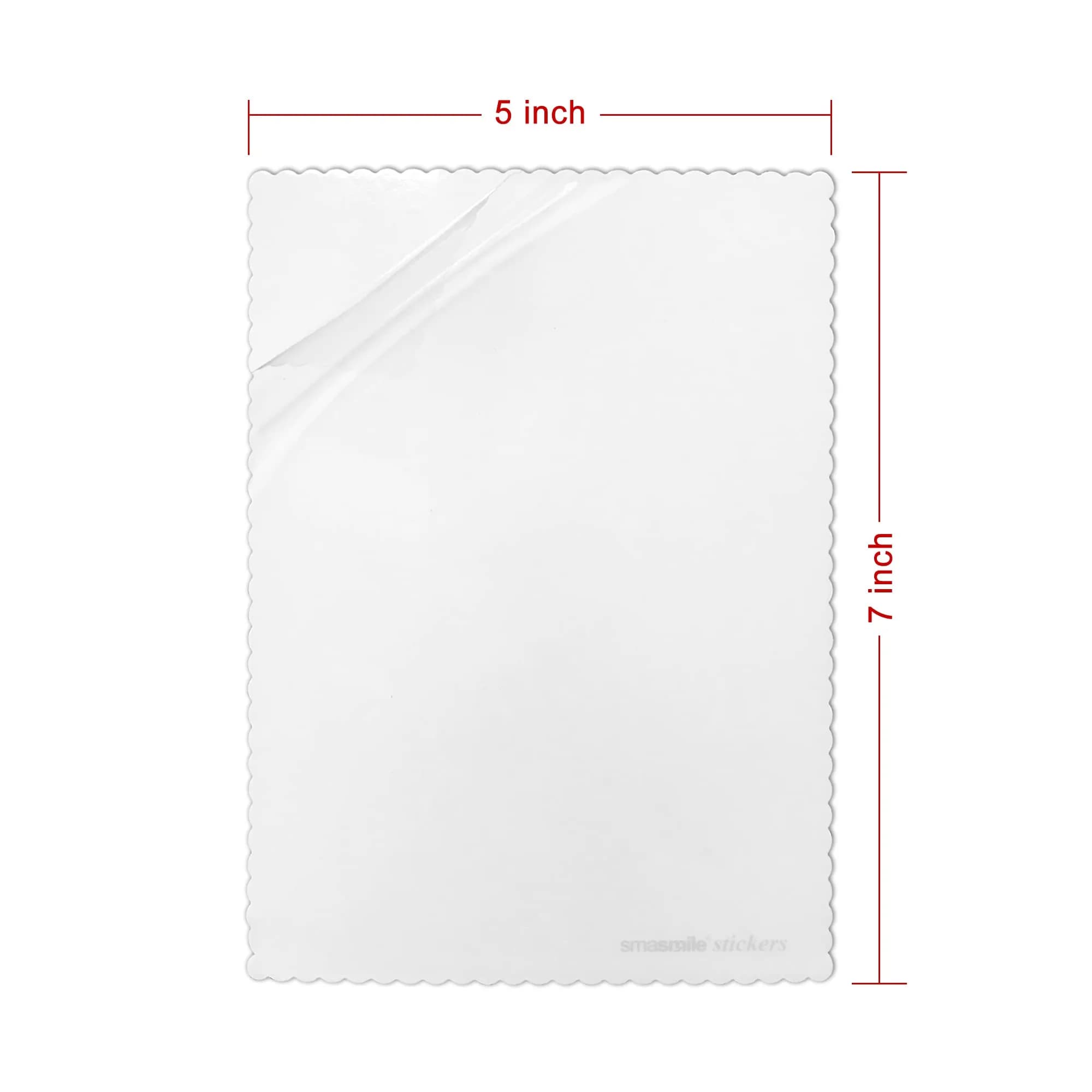 SMASMILE Static Cling Windshield Sticker Applicator 10 Pack 5"x7" | Reusable & Residue-Free - view 3