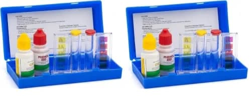 WWD POOL 2-Way Pool Water Test Kit for Chlorine & pH | Accurate Water Chemistry Testing (Pack of 2) thumbnail 1