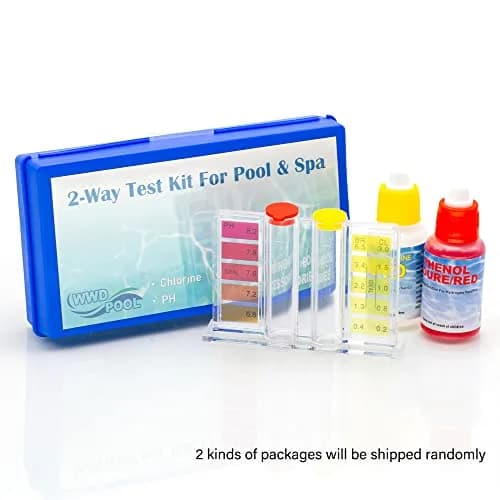 WWD POOL 2-Way Pool Water Test Kit for Chlorine & pH | Accurate Water Chemistry Testing (Pack of 2) thumbnail 3