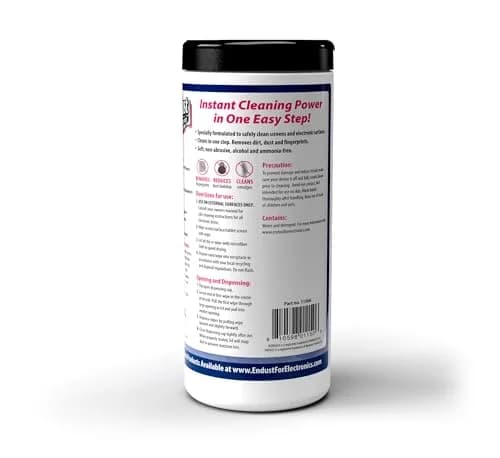 Norazza Endust For Electronics Wipes 70 Count | Alcohol & Ammonia Free Screen & Electronics Cleaner thumbnail 3