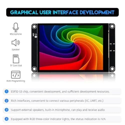 Hosyond ESP32-S3 Touchscreen Module 4.0" 240x320 IPS LCD Capacitive Touch thumbnail 3