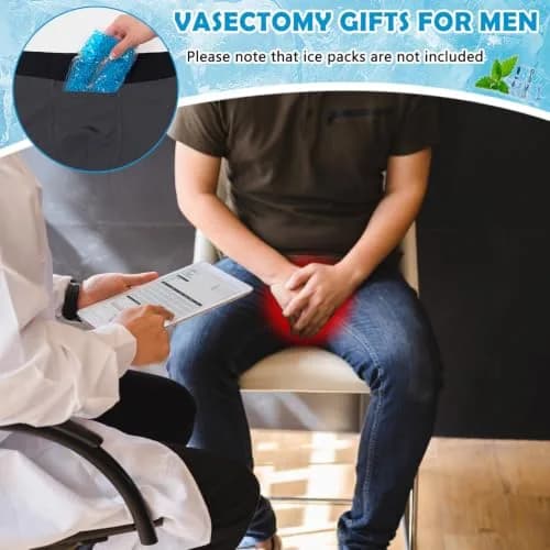 Janmercy Vasectomy Underwear Men Briefs XXL | Support & Recovery Aid thumbnail 4