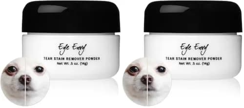 Eye Envy Tear Stain Remover Powder for Dogs and Cats 1 oz (2-Pack) | Natural, Safe Formula for Dry Eyes thumbnail 1