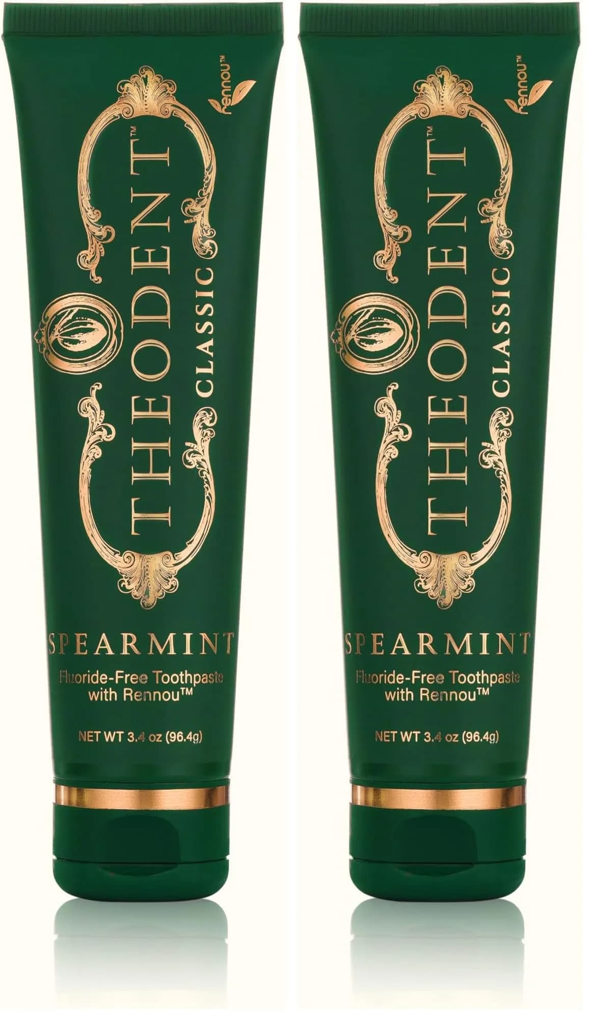 Theodent Classic Fluoride-Free Toothpaste with Rennou® for Enamel Repair & Sensitivity Relief, Crystal Mint (6.8 oz / 193g) | FDA-Cleared Technology - main product image