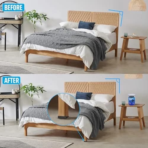 YARKOR Black Furniture Levelers 2" (5 cm) Wedge Shims | Pack of 2 (64 Total Pieces) thumbnail 3