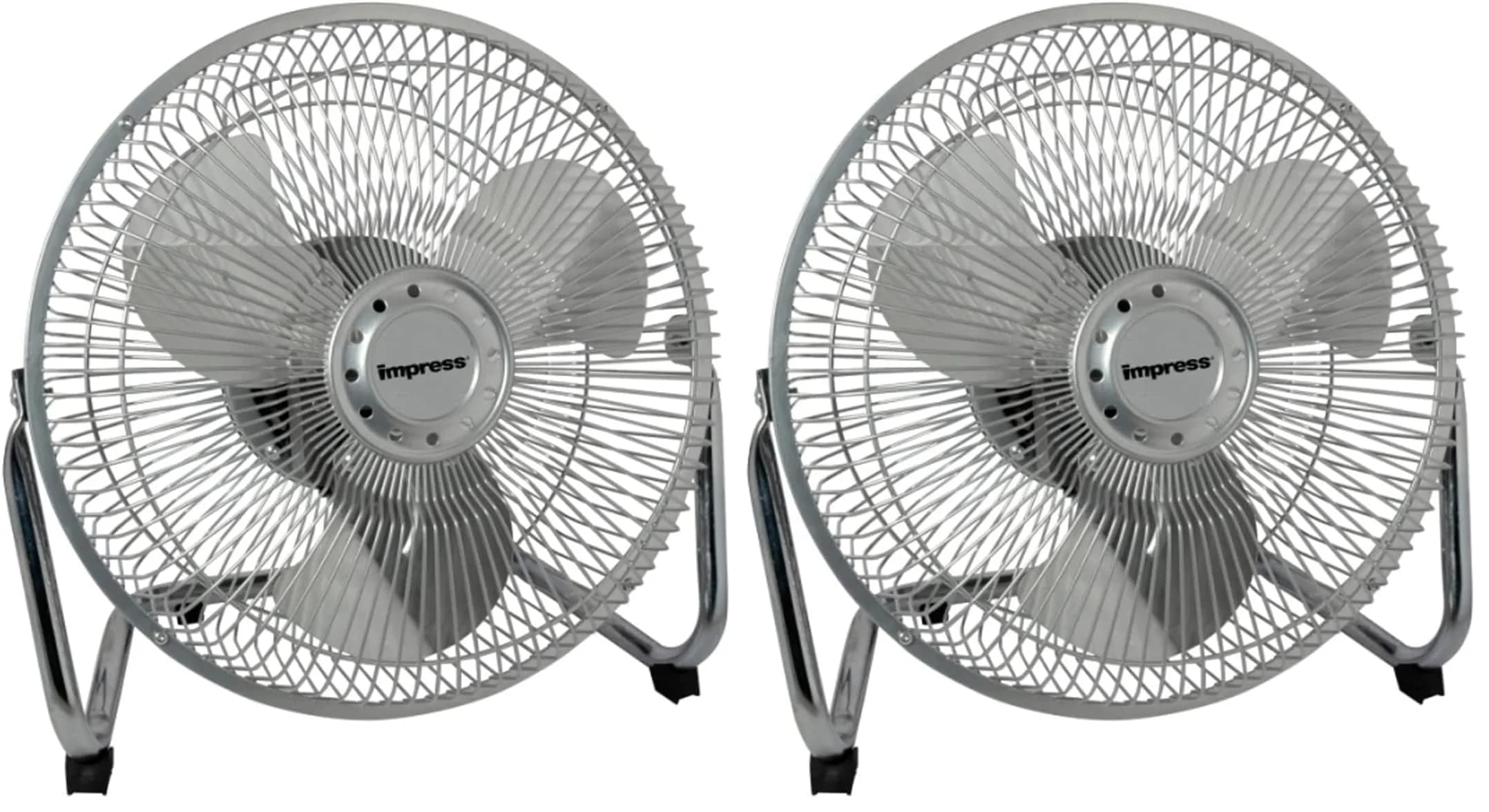 Better Chef 9-Inch Diameter High-Velocity Fan Pack of 2 | Ultra Quiet, 360° Tilt, Corrosion Resistant Blades