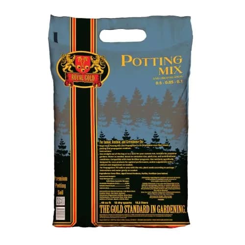 Royal Gold Potting and Propagation Mix, 12qt | Peat-Free, Versatile Garden Soil for Seeds & Clones thumbnail 1