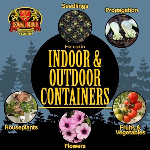 Royal Gold Potting and Propagation Mix, 12qt | Peat-Free, Versatile Garden Soil for Seeds & Clones thumbnail 4
