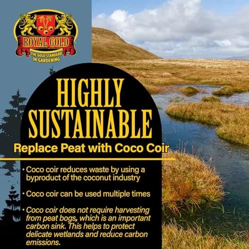 Royal Gold Potting and Propagation Mix, 12qt | Peat-Free, Versatile Garden Soil for Seeds & Clones thumbnail 5