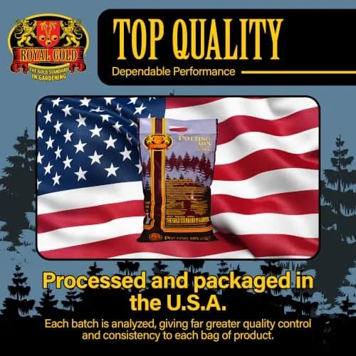 Royal Gold Potting and Propagation Mix, 12qt | Peat-Free, Versatile Garden Soil for Seeds & Clones thumbnail 6