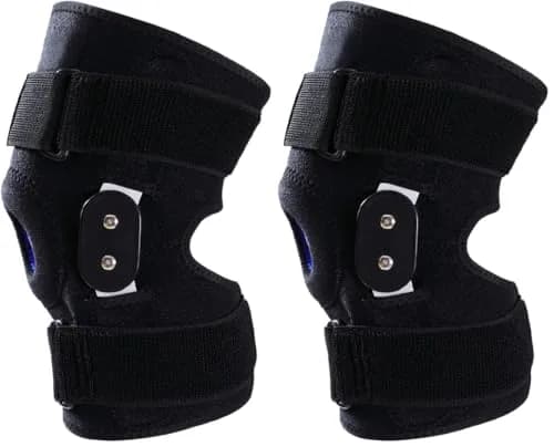 GONAIREY Decompression Knee Brace with Steel Plate Support & Silicone Gasket, Adjustable Compression Band, Pack of 2 | Stable Support for ACL, Arthritis, Meniscus Tear, Tendinitis Pain thumbnail 1