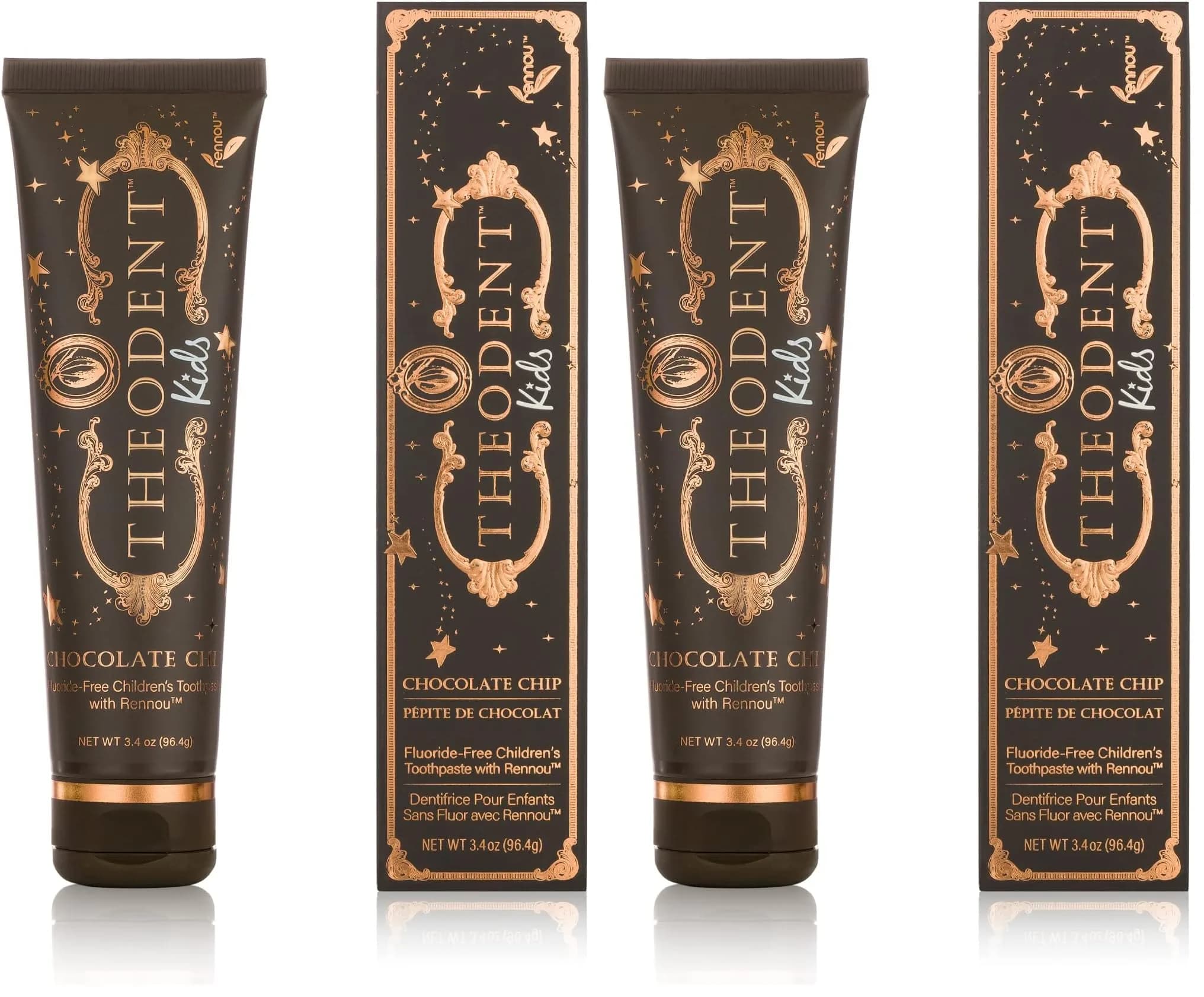 Theodent Kids Fluoride-Free Chocolate Toothpaste 202ml (6.8 oz) | Rennou® Enamel Repair - main product image