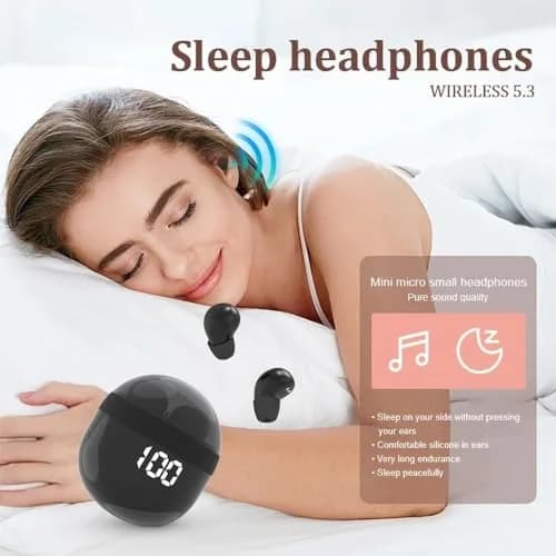 YXYKODM Invisible Mini Wireless Bluetooth Earbuds Tiny IPX6 Waterproof Sleep Stereo | HiFi Sound for Work & Study thumbnail 5