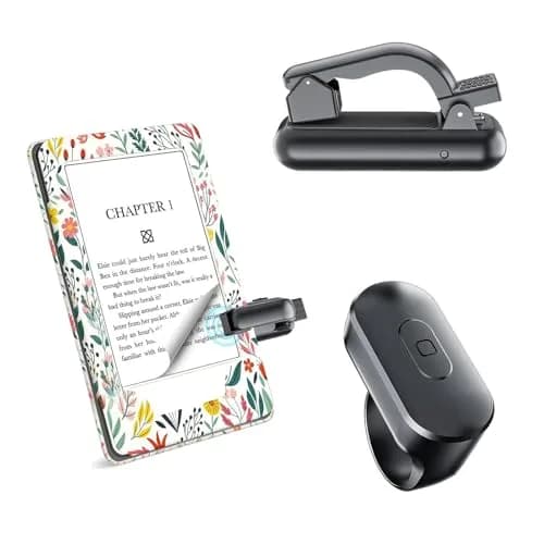 Locthal Black Ring Remote Control Page Turner for Kindle Paperwhite/Fire HD Tablet | Hands-Free Reading Accessory thumbnail 1