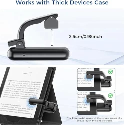 Locthal Black Ring Remote Control Page Turner for Kindle Paperwhite/Fire HD Tablet | Hands-Free Reading Accessory thumbnail 3