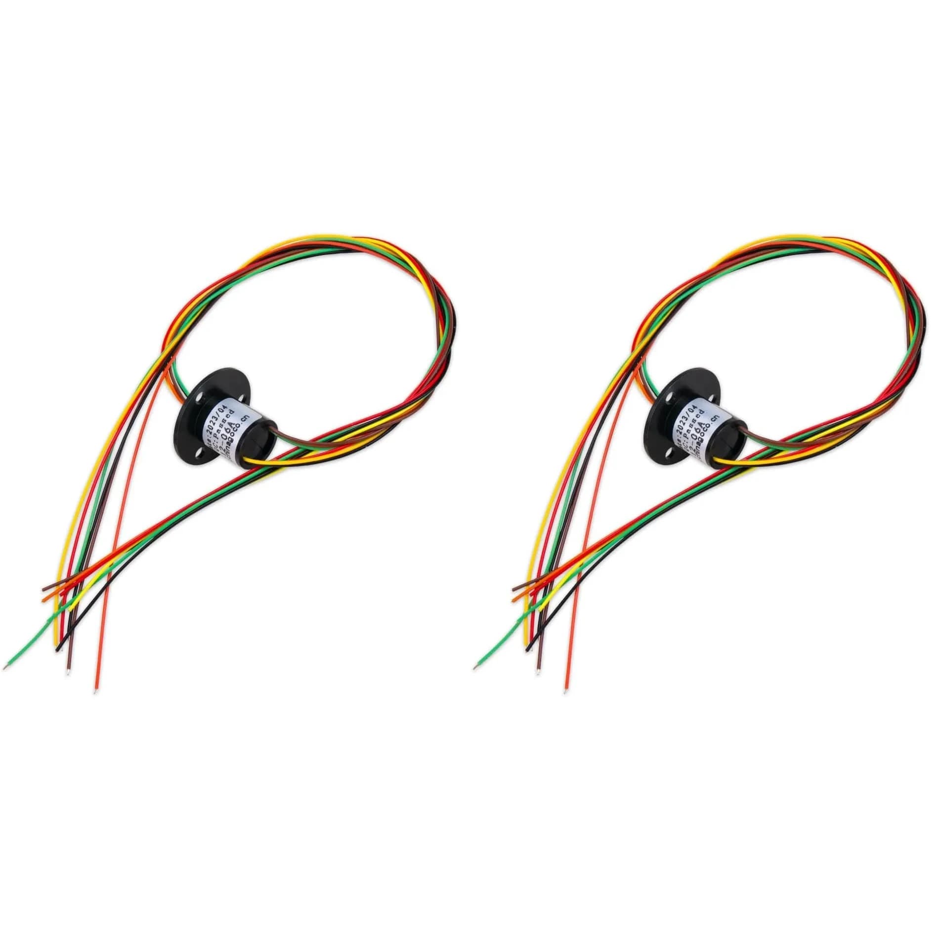 Comidox 6-Circuit Capsule Electrical Slip Ring 12.5mm OD x 15mm L | 2A per Circuit, 300 RPM, 240V AC/DC - main product image