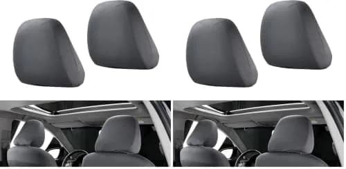 Crynod Car Seat Headrest Cover 9" x 10.6" | Breathable, Reusable, Fully Surrounded (70-120 chars) thumbnail 1