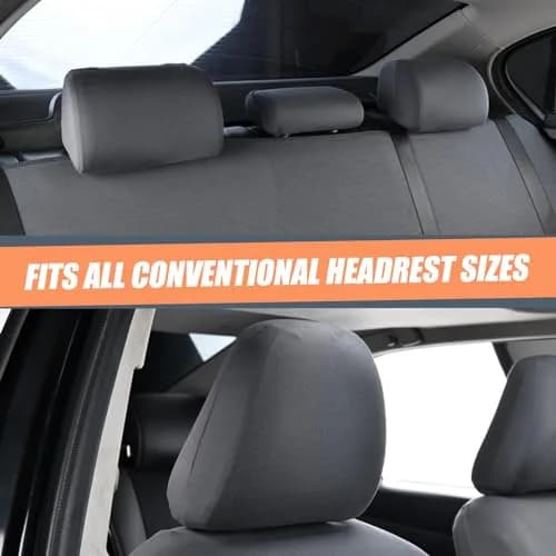 Crynod Car Seat Headrest Cover 9" x 10.6" | Breathable, Reusable, Fully Surrounded (70-120 chars) thumbnail 2