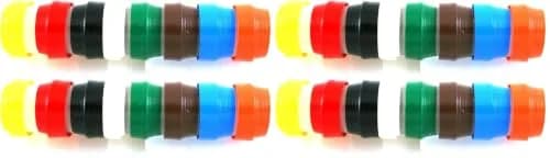Medixplus Tape n Tell Kit of 9 Assorted Colors for Instrument Identification, Autoclavable (Pack of 4, 36 Rolls Total) | Professional Medical Color Coding Tape thumbnail 1