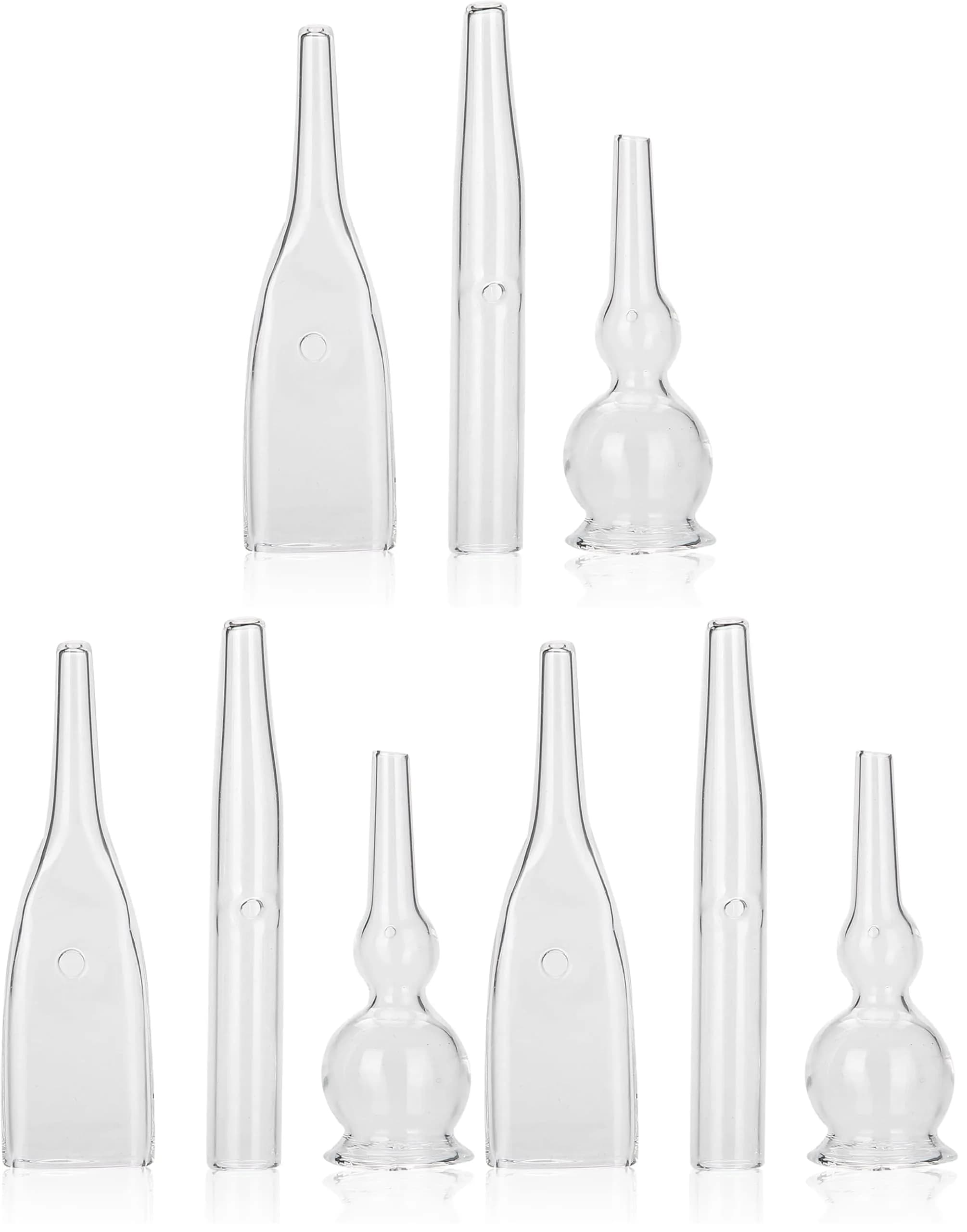 Agatige Blackhead Removal Glass Tube Kit (Pack of 3) | Vacuum Suction Pore Cleaner Accessories - main product image