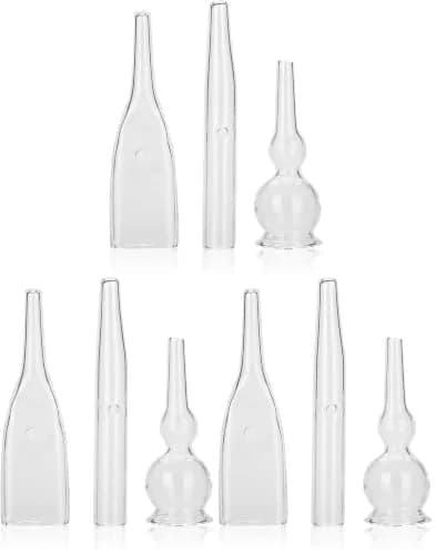 Agatige Blackhead Removal Glass Tube Kit (Pack of 3) | Vacuum Suction Pore Cleaner Accessories thumbnail 1