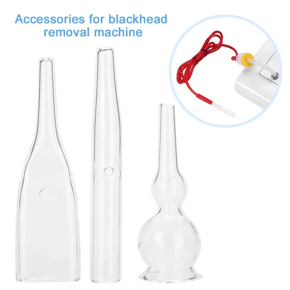 Agatige Blackhead Removal Glass Tube Kit (Pack of 3) | Vacuum Suction Pore Cleaner Accessories - view 9