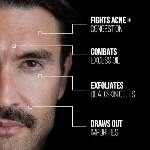 RUGGED & DAPPER Deep Pore Cleansing Face Mask for Men with Kaolin Clay 5.5 Oz | Detox & Clear Skin thumbnail 3