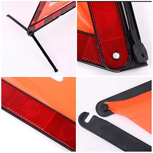 KAFEEK Reflective Warning Triangles for Vehicles, 6-Pack | Emergency Roadside Safety Kits thumbnail 5
