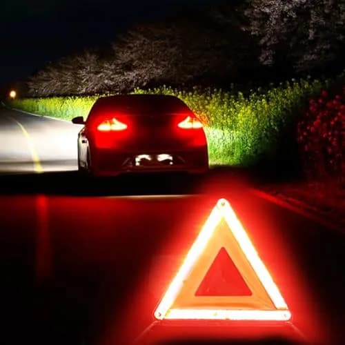 KAFEEK Reflective Warning Triangles for Vehicles, 6-Pack | Emergency Roadside Safety Kits thumbnail 7
