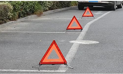 KAFEEK Reflective Warning Triangles for Vehicles, 6-Pack | Emergency Roadside Safety Kits thumbnail 8