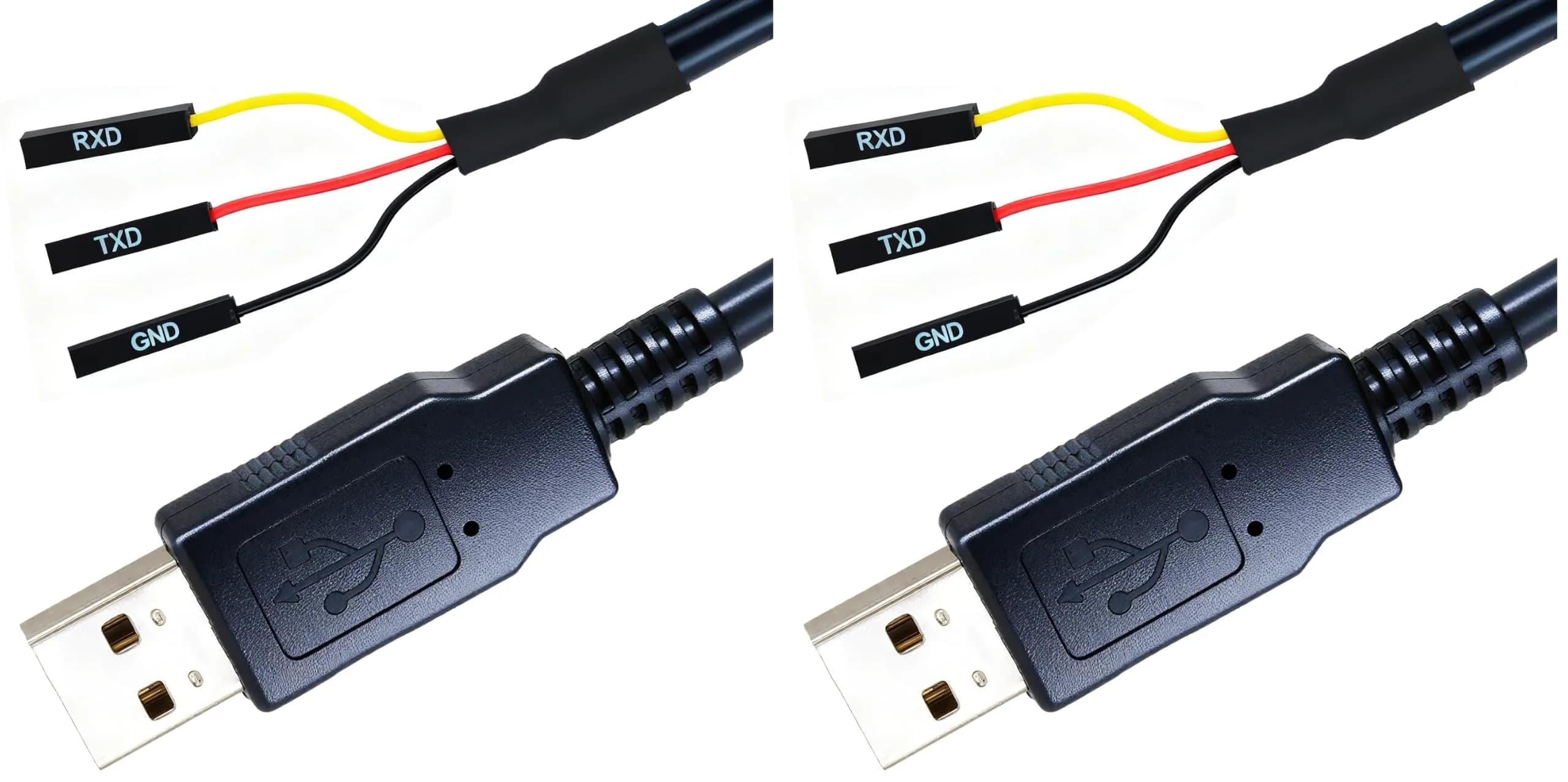 NITOMTYU 6 Feet USB to TTL-232R-RPI 3.3V Adapter Cable | FT232 USB to TTL Serial UART, 2 Pack