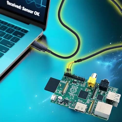 NITOMTYU 6 Feet USB to TTL-232R-RPI 3.3V Adapter Cable | FT232 USB to TTL Serial UART, 2 Pack thumbnail 2