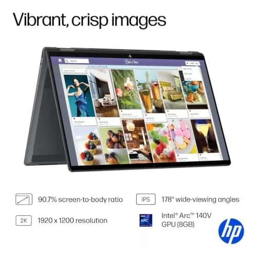 HP OmniBook X Flip 2-in-1 Laptop 16GB LPDDR5 RAM 1TB SSD | AI-Accelerated Creativity & Versatility thumbnail 6
