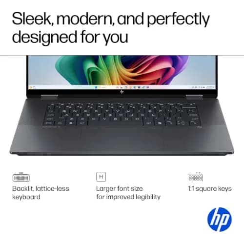 HP OmniBook X Flip 2-in-1 Laptop 16GB LPDDR5 RAM 1TB SSD | AI-Accelerated Creativity & Versatility thumbnail 3