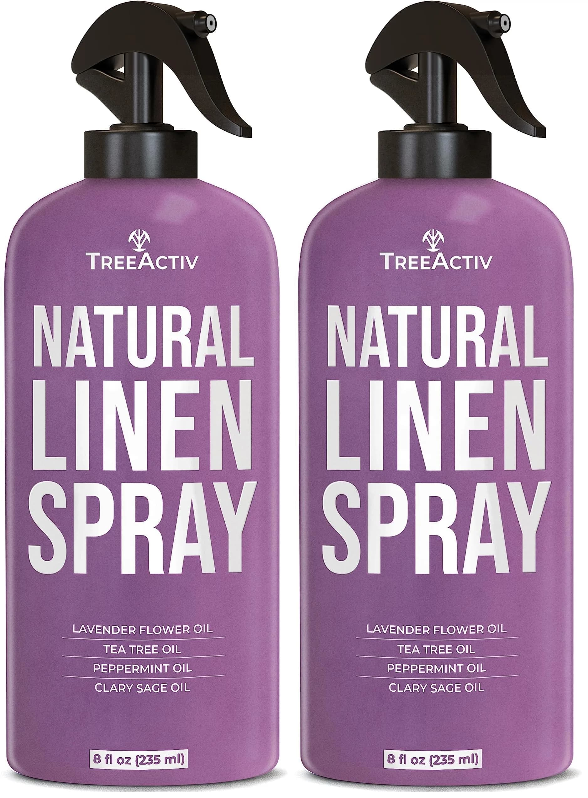 TreeActiv Natural Linen Spray Lavender for Sleep 473ml (16 fl oz) | Relaxing Pillow Mist Freshener - main product image