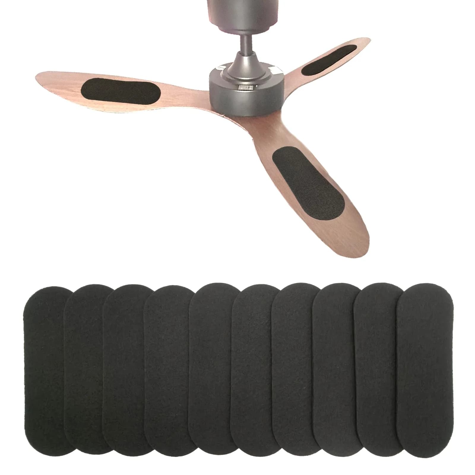 Cizenal 20-Pack Activated Charcoal Ceiling Fan Filters | 25cm x 9cm (9.8" x 3.5") - main product image