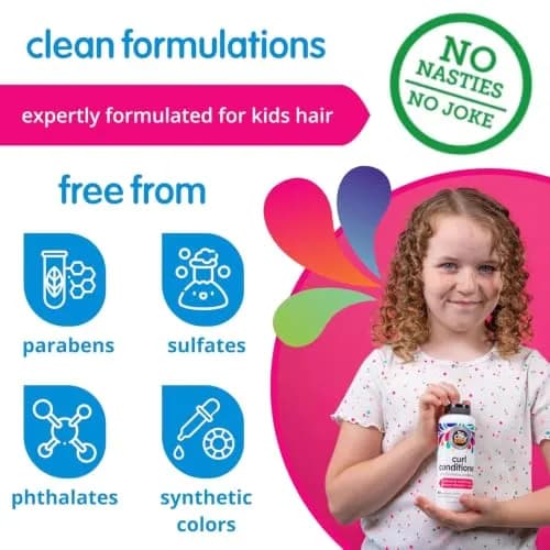SO COZY Curl Conditioner | Kid's Hair | Softens, Restores Bounce & Shine | No Parabens, Sulfates, Dyes, Sweet-Crème (10.5 Fl Oz Pack of 12) thumbnail 5