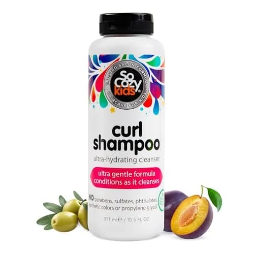 SO COZY Curl Shampoo for Kids Hair | Ultra-Hydrating Cleanser 311ml (10.5 Fl Oz) | Keratin, Plum Seed Oil, Olive Oil thumbnail 1