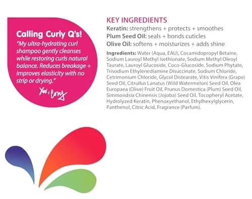 SO COZY Curl Shampoo for Kids Hair | Ultra-Hydrating Cleanser 311ml (10.5 Fl Oz) | Keratin, Plum Seed Oil, Olive Oil thumbnail 7