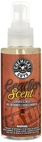 Chemical Guys Leather Scent Air Freshener & Odor Neutralizer Spray 4 Fl Oz | Luxurious Leather Fragrance for Cars & Home thumbnail 1